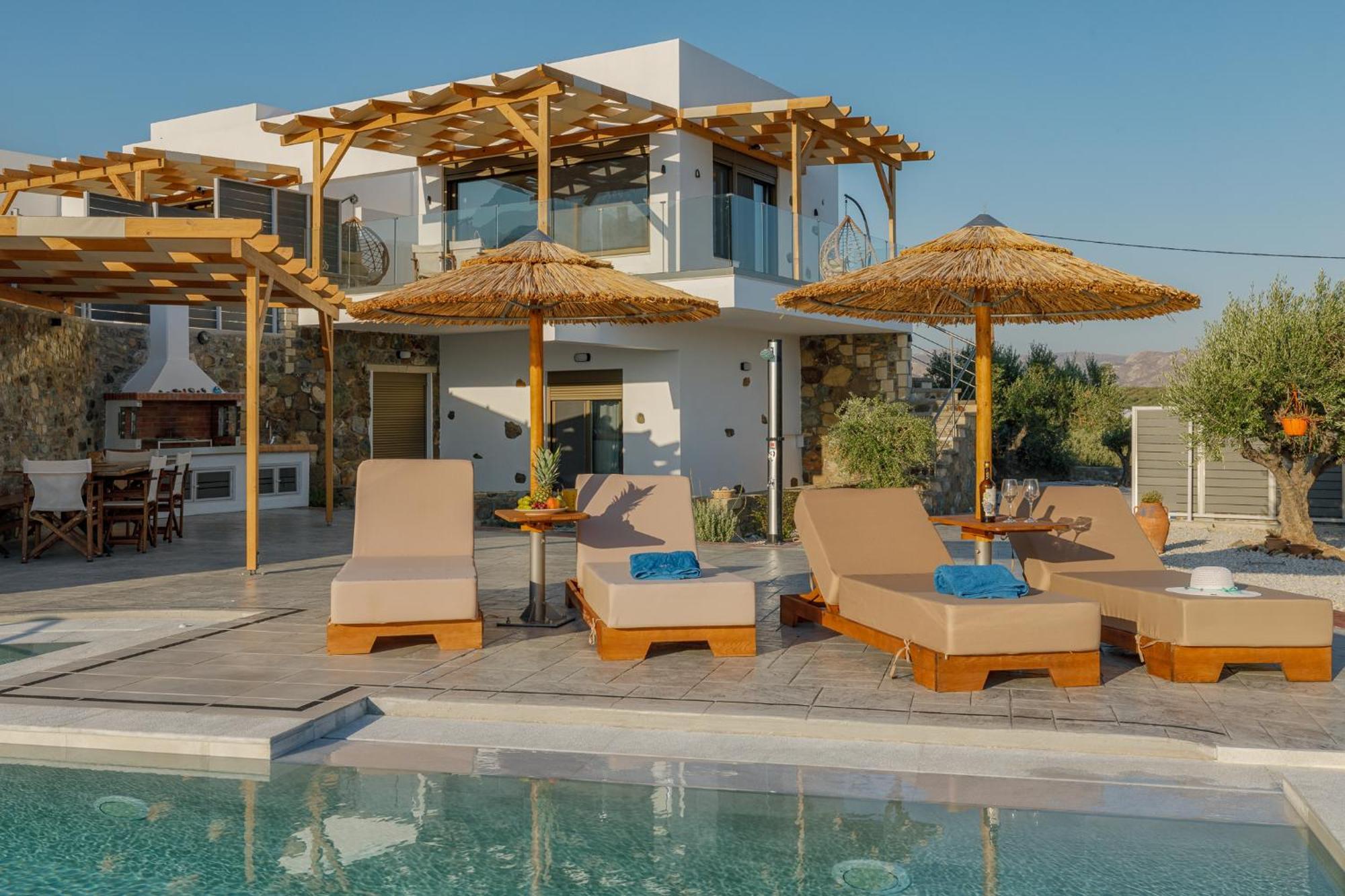 Mediterranean View Villa Makrýgialos Exterior foto