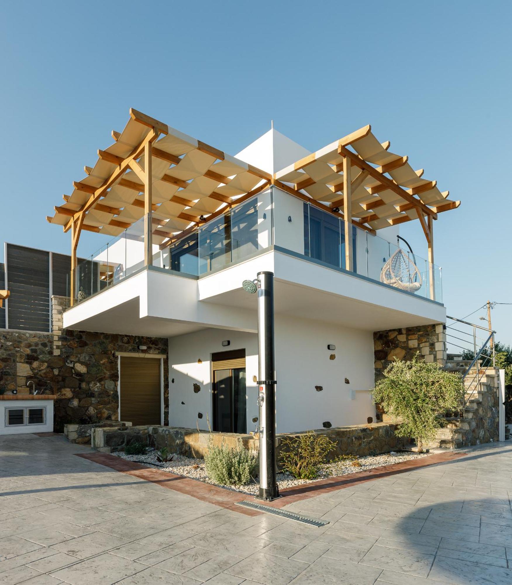 Mediterranean View Villa Makrýgialos Exterior foto
