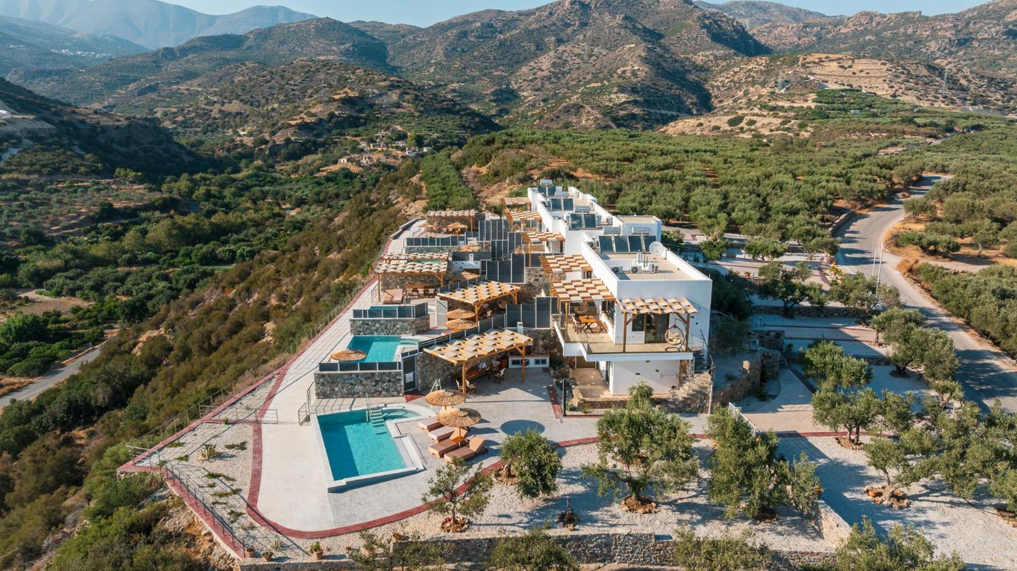 Mediterranean View Villa Makrýgialos Exterior foto